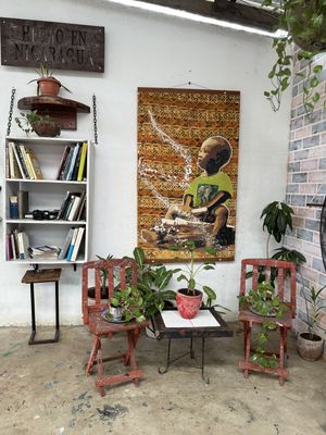 Back roomm  at The Art Warehouse in San Juan Del Sur