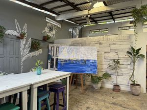 Back roomm  at The Art Warehouse in San Juan Del Sur