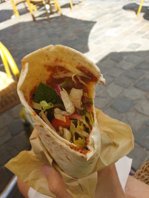 Chee kofte xl wrap at Chee Kofte & Wraps in Leuven
