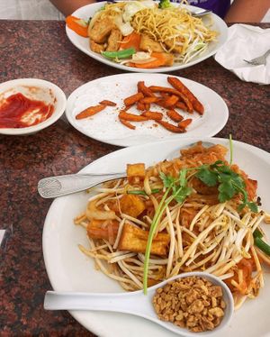 Lunch date! at Vegan Thyme in Newbury Park