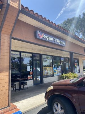 Outside Entrance w/Cali Sunshine  at Vegan Thyme in Newbury Park