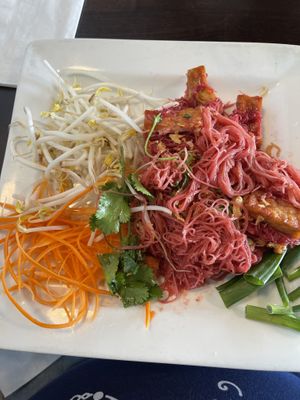 Mee Kati  at Vegan Thyme in Newbury Park