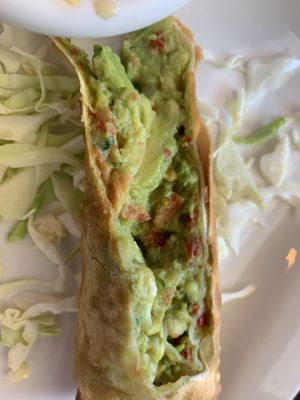 Avocado roll at Vegan Thyme in Newbury Park