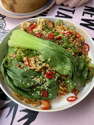 Vegan Dan Dan Noodles  at Don's Noodle Shop in Tilburg