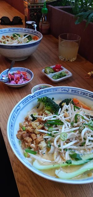 The "In Love With The Coco" noodle soup at Don's Noodle Shop in Tilburg