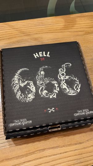   at Hell Pizza in Christchurch