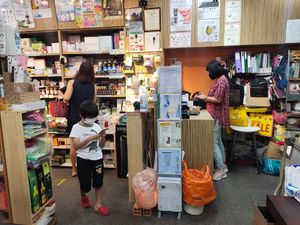 Cashier counter at Nutrimax Organic in Central Singapore