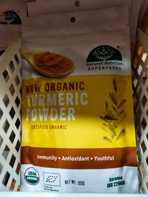 Turmeric powder at Nutrimax Organic in Central Singapore