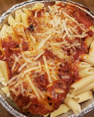 Vegan chik'n parm at Colony Diner in Wallingford