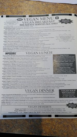 Menu at Colony Diner in Wallingford