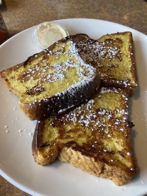Vegan French toast   at Colony Diner in Wallingford