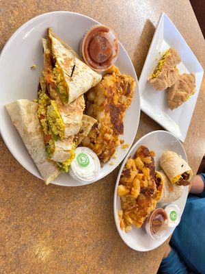 All vegan, even the sour cream! at Colony Diner in Wallingford