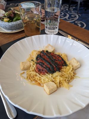 Summer squash at Lakeview Lounge in Lake Louise