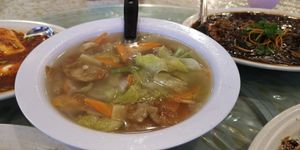 Wantan soup at Kam Kee in Seremban