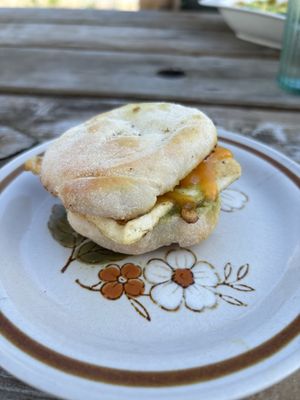 Not the best breakfast sandwichh  at GOOD Place in Wellington