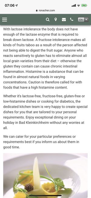 Everyday a special vegan menu at Das Ronacher in Spittal An Der Drau