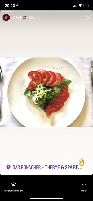 Vegan menu at Das Ronacher in Spittal An Der Drau