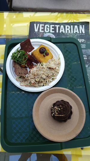 Wonderful food at Veggie Bar in Minsk