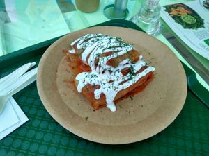 "Golubcy" (stuffed cabbage) - just WOW! at Veggie Bar in Minsk