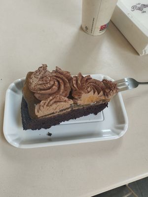 Vegan Sacher at Torteria Berlicabarbis - Po in Turin