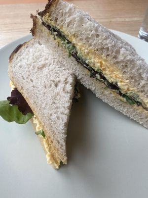 Carrot/salmon sandwich at The Sly Fox in Edinburgh