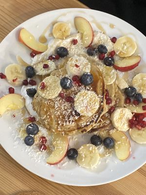 The pancakes!  #Veganuary at The Sly Fox in Edinburgh
