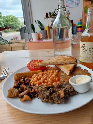 Scottish breakfast at The Sly Fox in Edinburgh