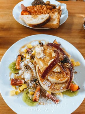 Pancakes & breaky   at The Sly Fox in Edinburgh