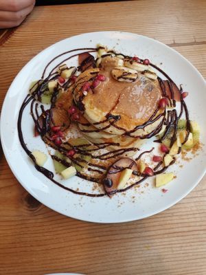 Pancakes at The Sly Fox in Edinburgh