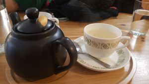 Titan tonka white peony tea at The Sly Fox in Edinburgh