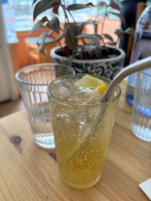 Dandelion drink was lovely at The Sly Fox in Edinburgh