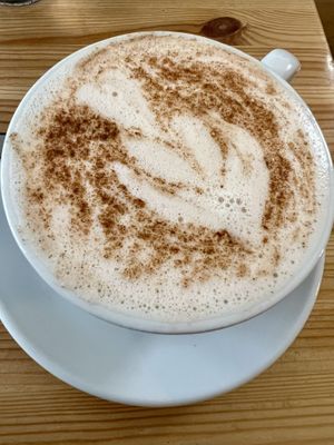 Chai latte  #Veganuary at The Sly Fox in Edinburgh