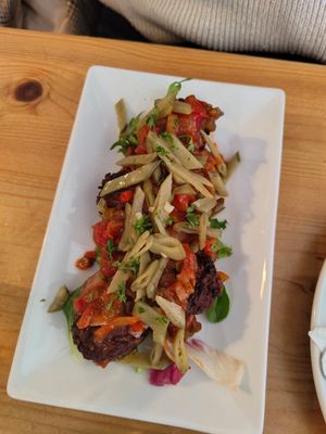 Manchurian cabbage balls at The Sly Fox in Edinburgh