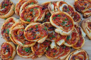 Vegan chorizo, tomato and basil swirls at The Sly Fox in Edinburgh