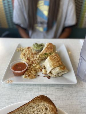Breakfast burrito  at Anna's House in Kalamazoo