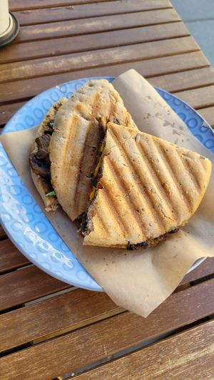 Mushroom toast at KIRAS - Pylimo in Vilnius