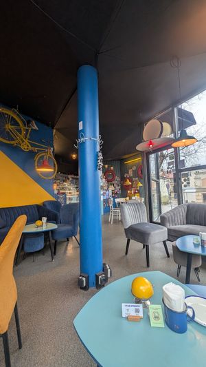 Seating area at KIRAS - Pylimo in Vilnius