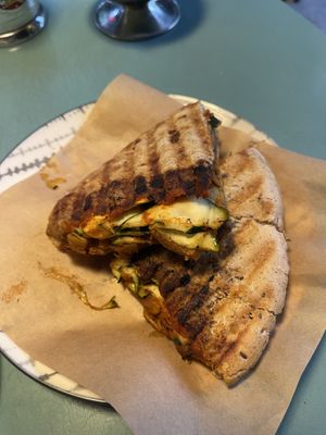 Jackfruit bbq panini  at KIRAS - Pylimo in Vilnius