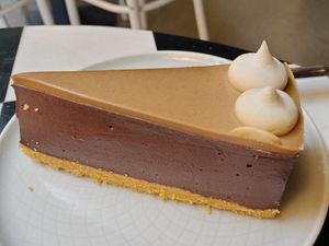 Cacao banana cake at KIRAS - Pylimo in Vilnius