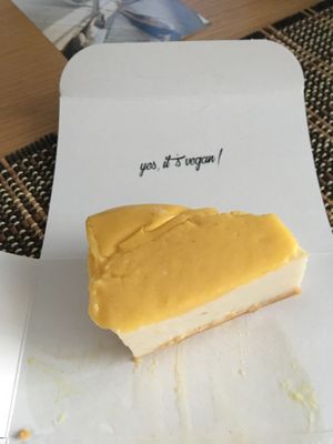 Lemon cake at KIRAS - Pylimo in Vilnius