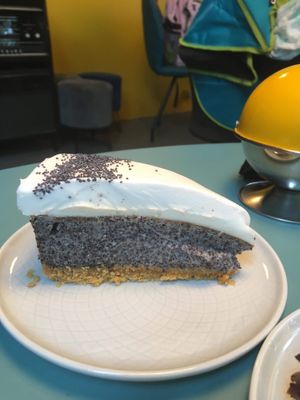 Poppy seed cake at KIRAS - Pylimo in Vilnius