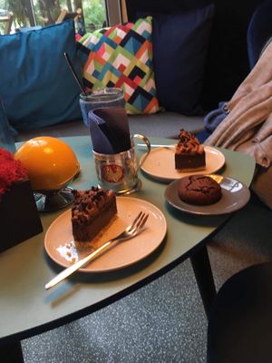 Very chocolaty cake at KIRAS - Pylimo in Vilnius