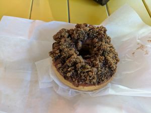 Zucchini bread donut at Brewnuts in Cleveland