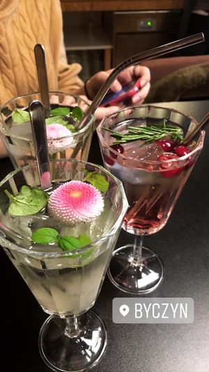 The drinks (spritzers)  at Byczyn in Poznan
