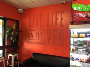 Wall at Raw Essential in Wilmington