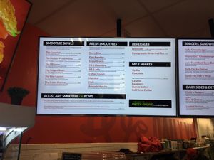 Menu #1 at Raw Essential in Wilmington