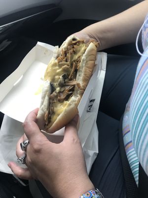 Classic cheese steak at 3 Dot Dash in Tampa