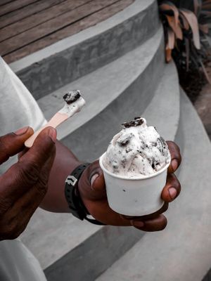 Vegan Cookies and cream  at The Doctor's House in Matara