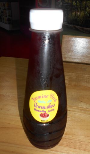 Yummy Rosella Herb Drink at Best Vegan in Chonburi