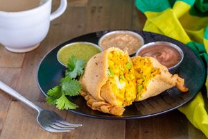Organic Samosa at Nourish Wellness Cafe in Costa Mesa